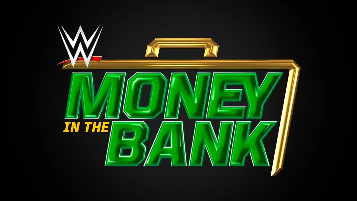 wwe money in the bank logo in black and green
