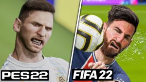 Read more about the article FIFA 22 vs eFootball 2022: Which game will be better?